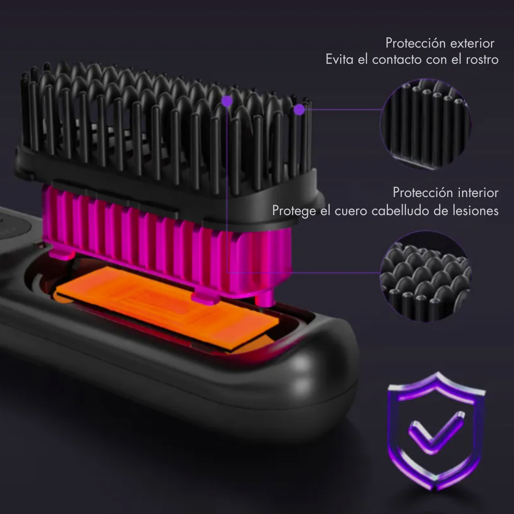 ChargeStyle - Peine alisador inalámbrico